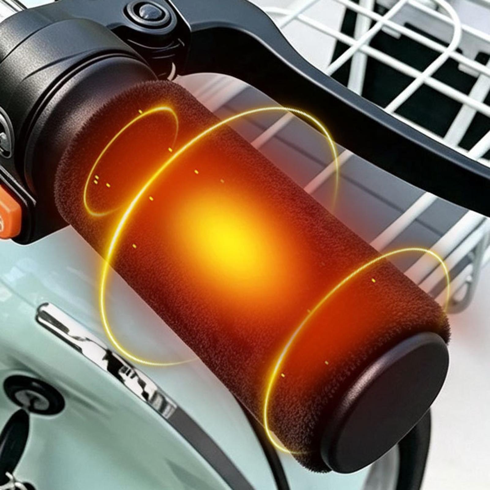 Handlebar Grip Heated - ปลอกหุ้มมือจับมอเตอร์ไซค์แบบมีระบบทำความร้อน ปรับระดับความร้อนได้ 3 ระดับ พร้อมระบบตัดไฟอัตโนมัติ สำหรับกีฬาฤดูหนาว