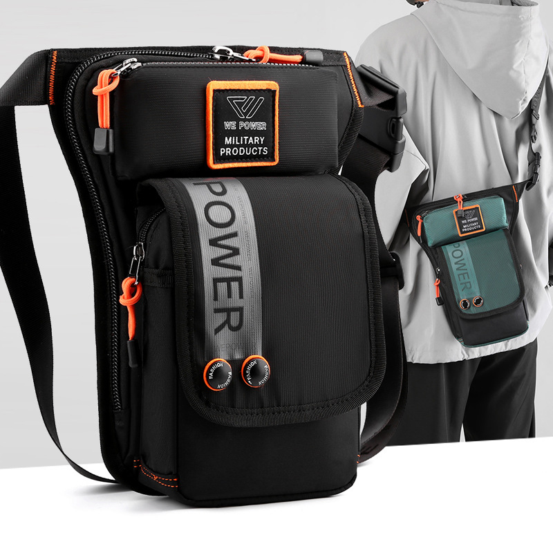 Motorcycle Gear Backpack - กระเป๋าคาดเอวสำหรับผู้ชาย กระเป๋าคาดขา กระเป๋าคาดเอวสำหรับนักขี่มอเตอร์ไซค์ กระเป๋าเดินทาง กระเป๋าสะพายข้าง กระเป๋าคาดเอว