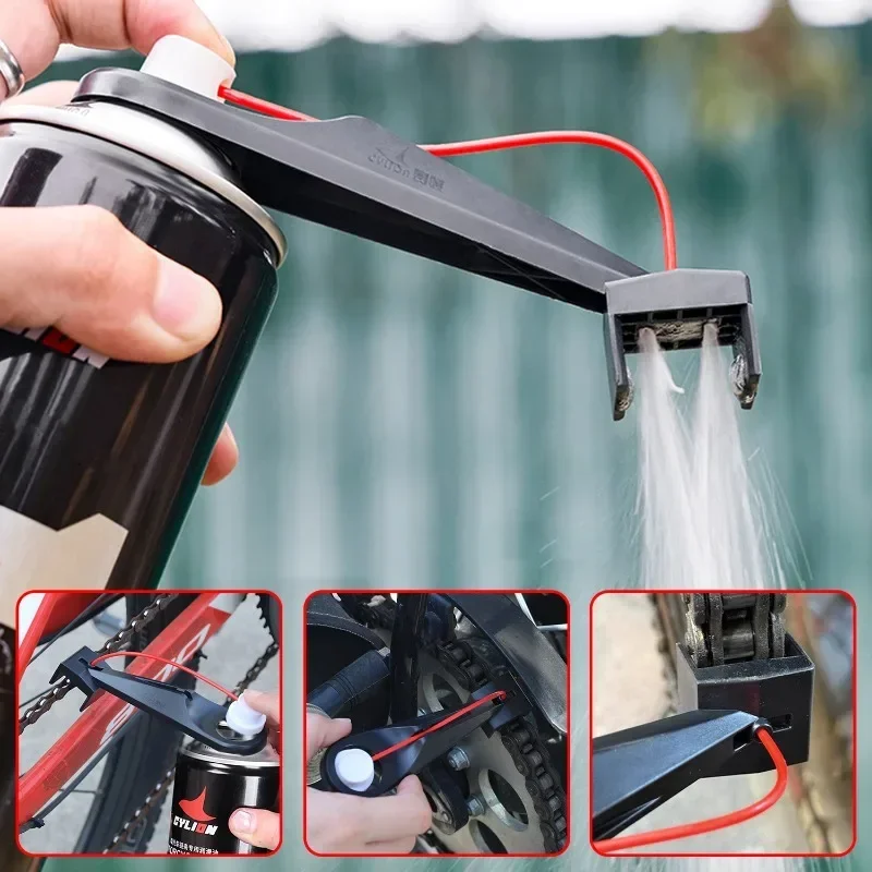 Motorcycle Gear Oil For Chain - อุปกรณ์ฉีดจ่ายน้ำมันสำหรับทำความสะอาดและบำรุงรักษาโซ่รถจักรยานยนต์ อุปกรณ์ซ่อมบำรุงและเครื่องมือเสริมสำหรับรถจักรยานยนต์