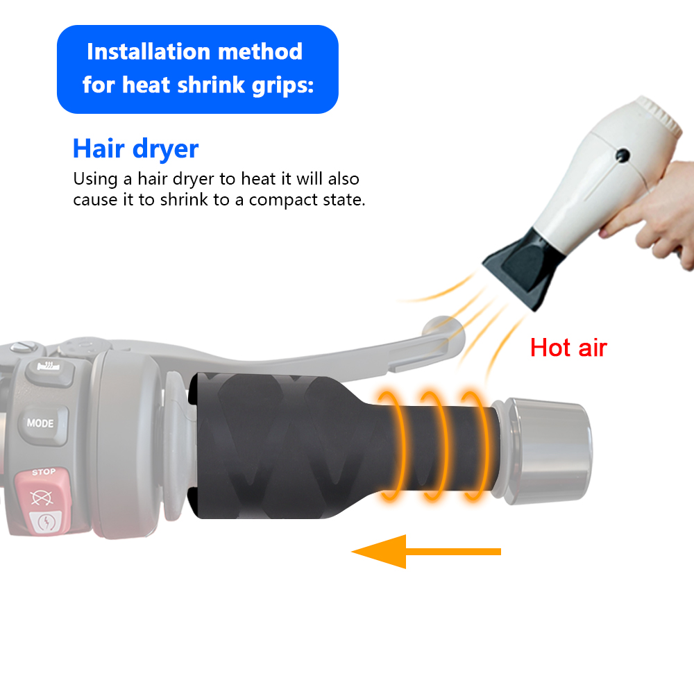 ปลอกแฮนด์มอเตอร์ไซค์แบบหดด้วยค - Handlebar Grip Heated บทวิจารณ์และราคา