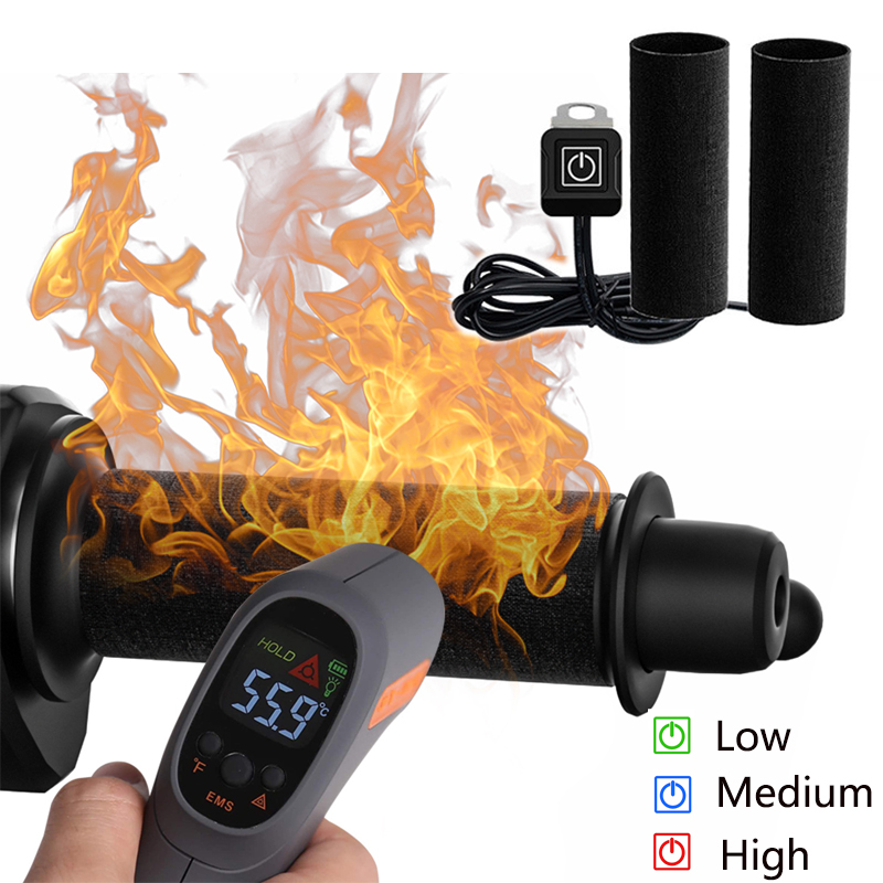 มือจับมอเตอร์ไซค์3เกียร์12V, อ - Handlebar Grip Heated บทวิจารณ์และราคา