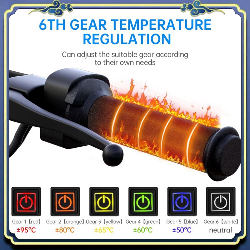 AU16-มอเตอร์ไซค์ด้ามจับแบบอุ่น - Handlebar Grip Heated บทวิจารณ์และราคา