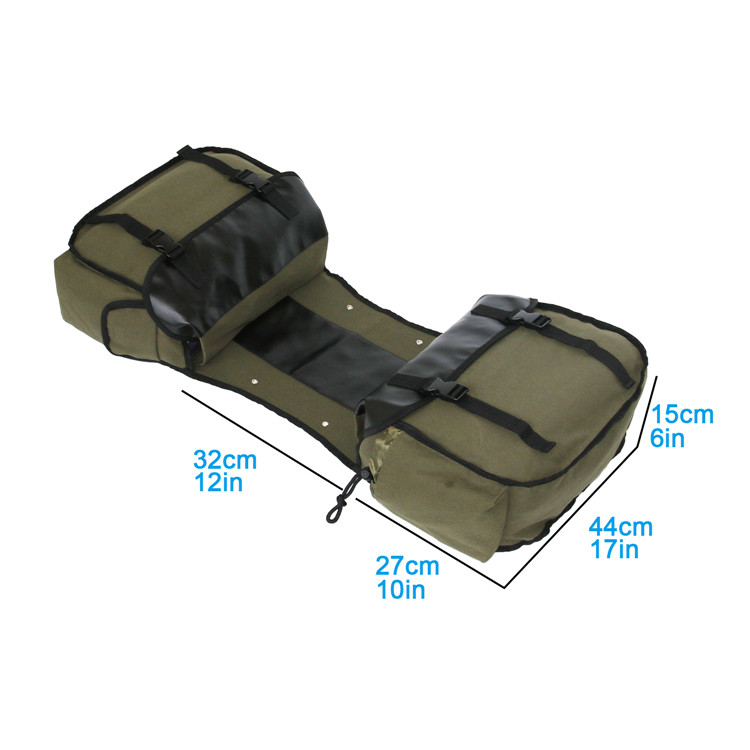 ผ้าใบหนังด้านหลังSaddlebagรถจั - Motorcycle Gear Backpack บทวิจารณ์และราคา
