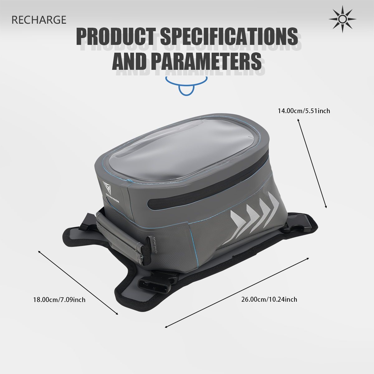 กระเป๋าใส่ถังน้ำมันด้านหน้ารถจ - Motorcycle Gear Companies บทวิจารณ์และราคา