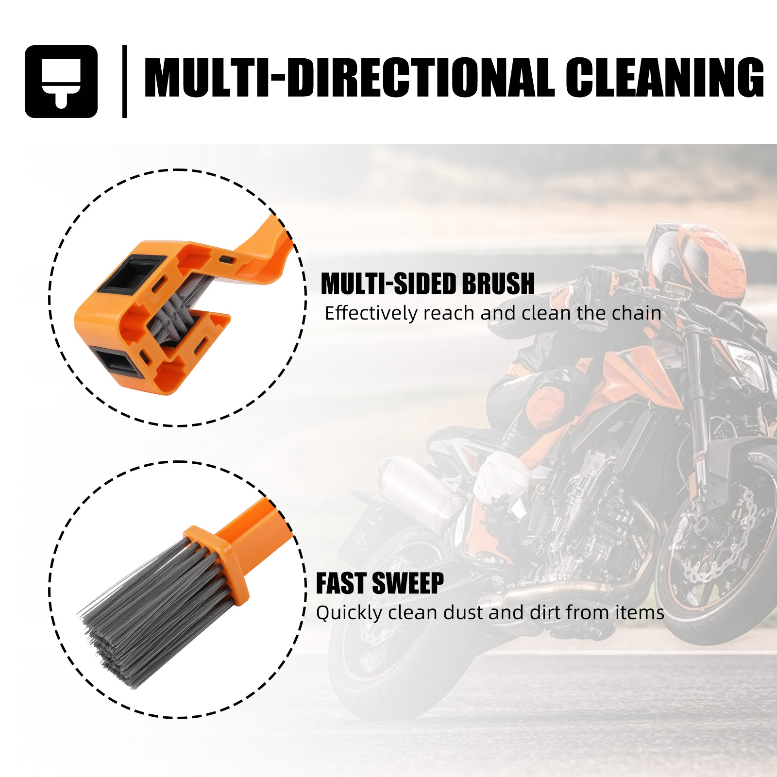 แปรงทำความสะอาดโซ่รถมอเตอร์ไซค - Motorcycle Gear Oil For Chain บทวิจารณ์และราคา
