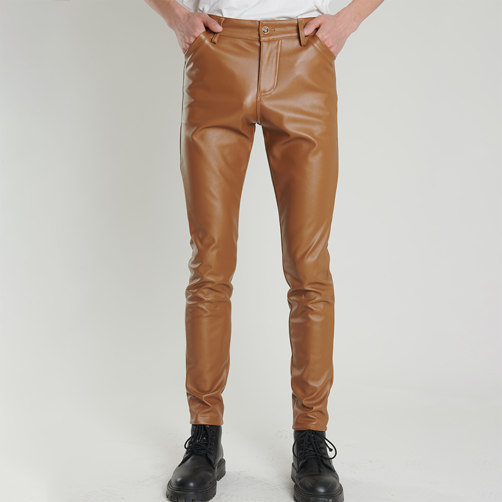 กางเกงหนังผู้ชายทรงสกินนี่เข้า - Motorcycle Gear Mens บทวิจารณ์และราคา