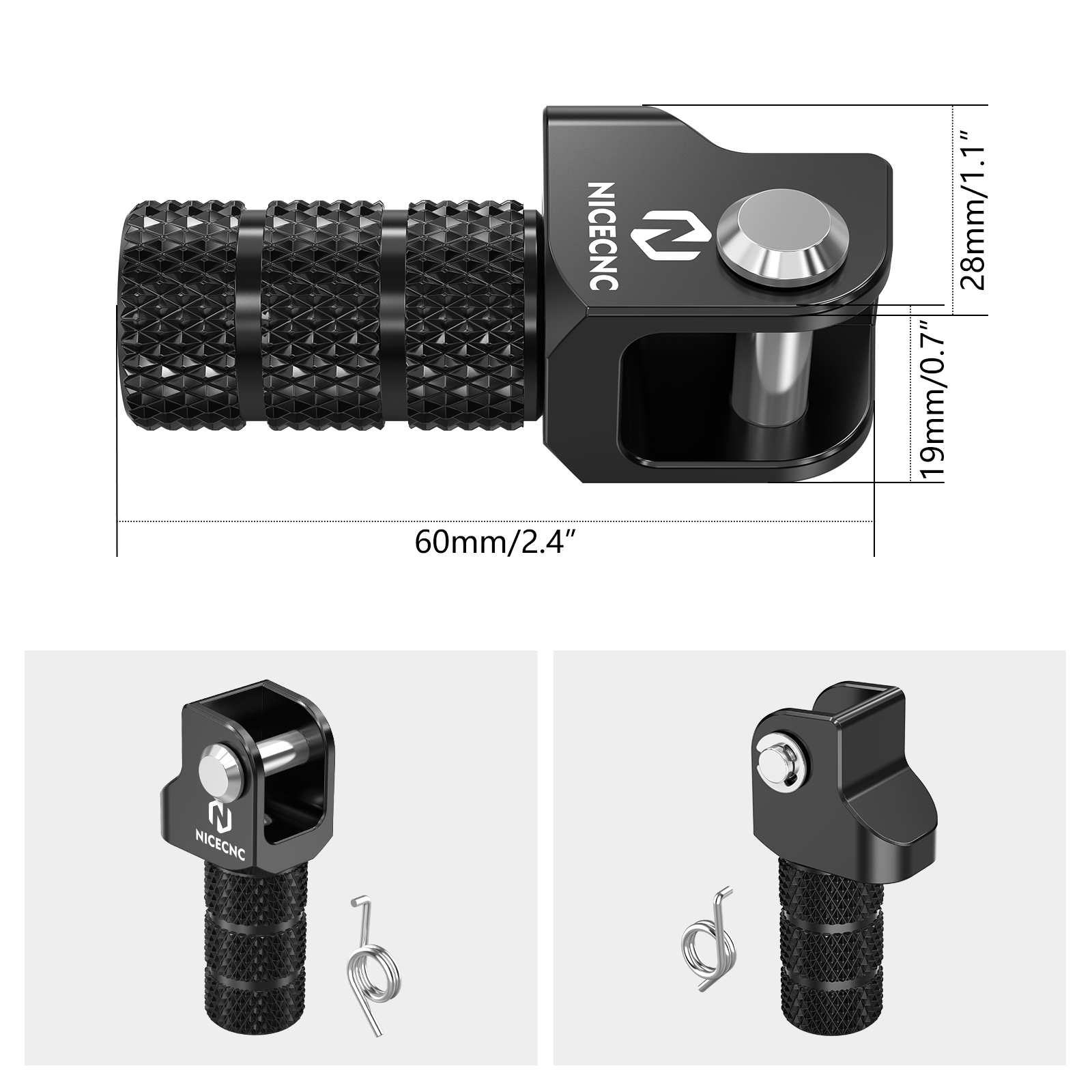 NICECNC รถจักรยานยนต์ปรับเกียร - Motorcycle Gear Lever Extender บทวิจารณ์และราคา